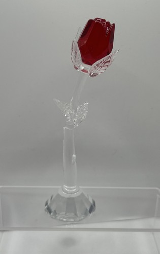Red roses glass - glass, ornament