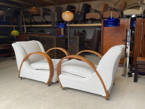 Pair two large - of, french