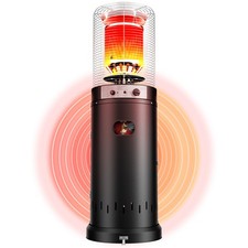 H&ZT Gas Patio Heater 5-13kW Table Floor Easy Ignition Commercial Outdoor Heater