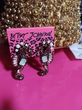 Betsey Johnson Rhinestone Pink