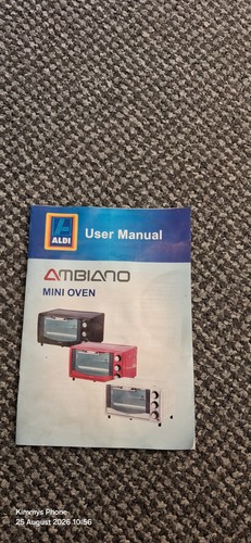 Ambiano 1200w mini oven - mini,