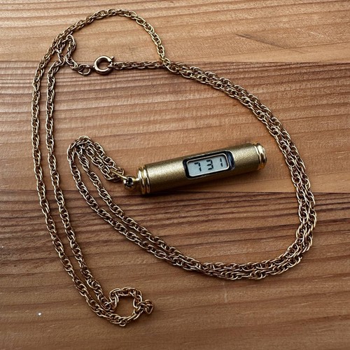 Vintage 1970s gold bullet - gold,