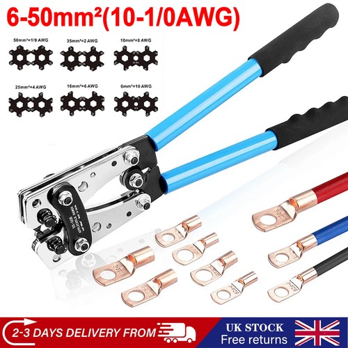 Battery cable crimping tool - battery,