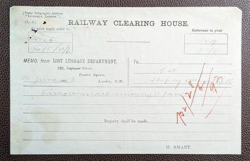 1893 railway clearing house - 1893,