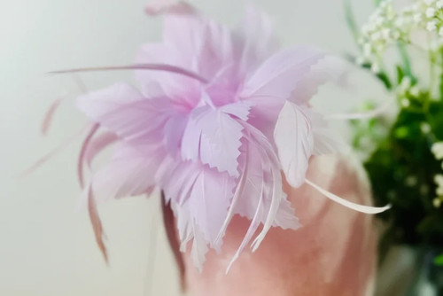 Women flower feather - women, hair