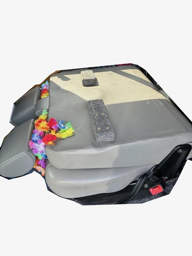 Folding front bench seat for