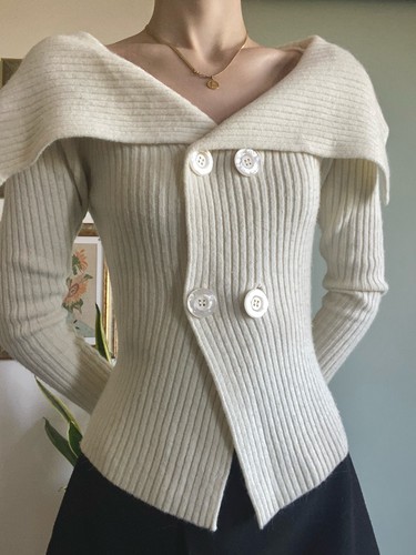Angora sweater white off - angora,