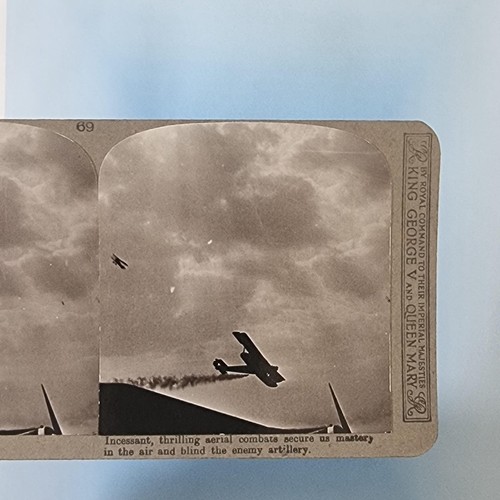Ww1 military stereoview c1916 - ww1,