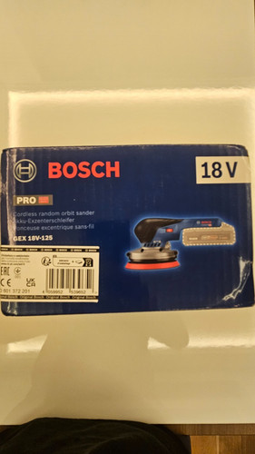 Bosch gex 18v - gex, 18v-125