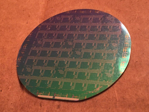 Silver silicon wafer - silicon,