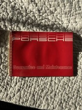 Porsche 1987 911 Turbo Carrera Sport HANDBOOK & Maintenance Book - UNUSED ITEM