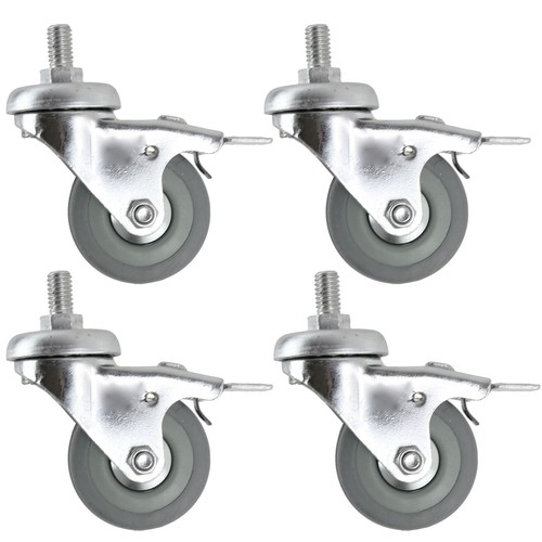 50mm threaded castor wheels - threaded,