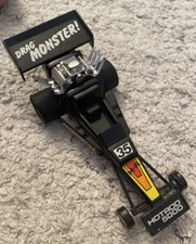 Vintage 1987 Drag Monster Hotrod 5000 Pull Back & Go Race Toy Car - Yonezawa