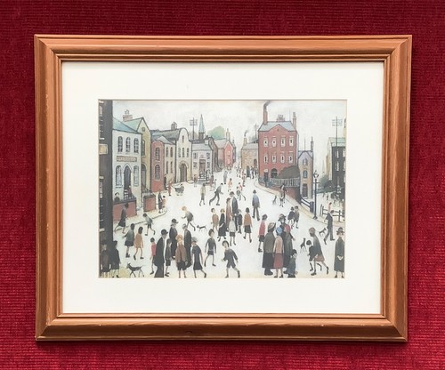 Vintage framed glazed - &,