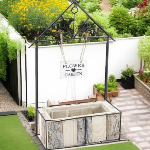 Decorative house planter - decorative,