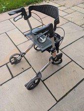 Gemino 30 S - Walking Aid, Rollator Breaks. Seat, Backrest, and Storage Bag