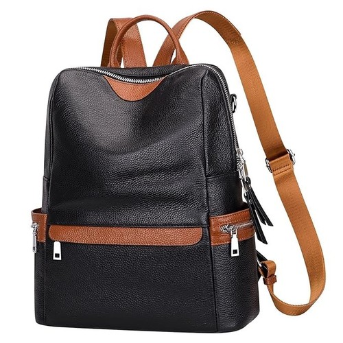 Genuine leather backpack - genuine,
