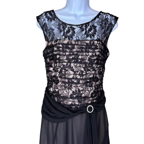 Vintage y2k black lace - black,