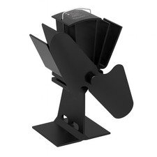 NEW! Eco-Friendly Heat Powered Log Burner Fireplace Stove Top Fan