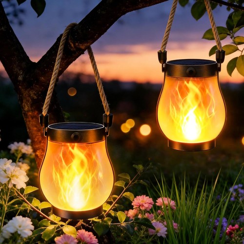 Flickering flame solar hemp - solar,