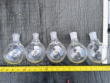 Quickfit 250ml 5 x Round Bottom Flask 24/29 Lab Glassware 