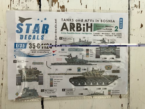 Star decals tanks and - 1/35,
