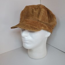 Suede Newsboy Cap Hat Unisex