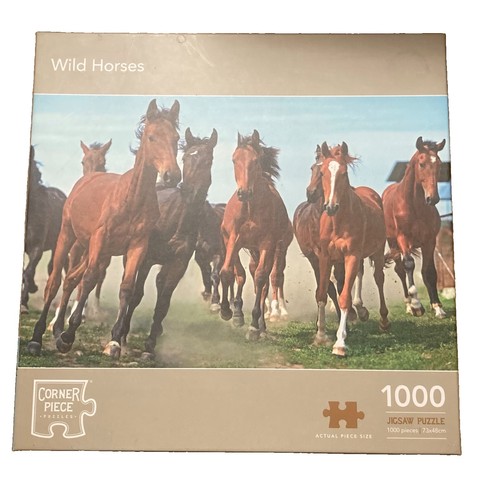 Wild horses jigsaw puzzle - jigsaw,