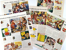 Bordens Vintage Ad Lot Of 5