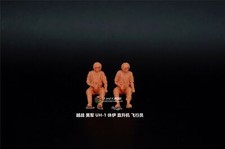 3D Printed 1/72 Soldiers Us Army Uh-1 Huey Helicopter Pilot 2 Person Model