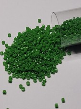 Green Miyuki Delica Beads 11/0