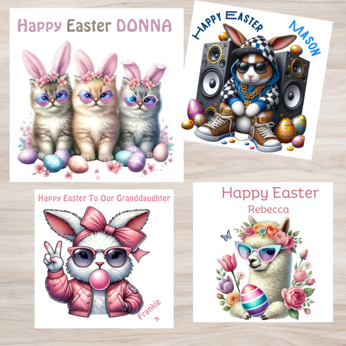 Personalised easter card - easter,