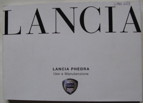 Lancia phedra car - lancia, owners