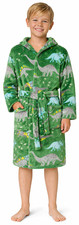 Kids Dinosaur Fleece Bathrobe