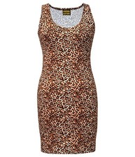 Leopard Print Mini Dress UK Handmade Punk Gothic Women’s Clothing