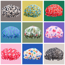 Shower Cap | Reusable Hair Cap | Stylish Designs | Spa, Shower, Travel | SMUG.