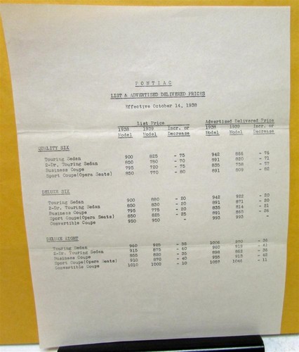 1938 1939 pontiac - 1938,