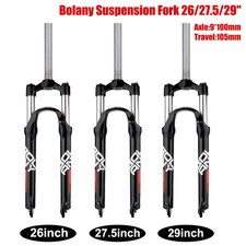 26" 27.5" Mountain Bike Suspension Fork Straight Tube Disc Brake MTB Bicycles UK