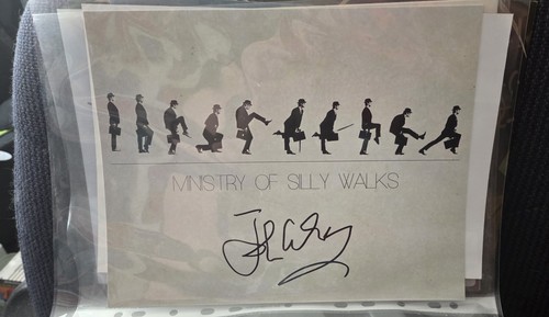 John cleese autographed - cleese,