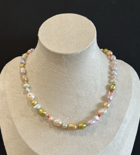 Multicolour baroque freshwater - multicolour,