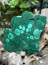 Large Malachite Slab Slice
