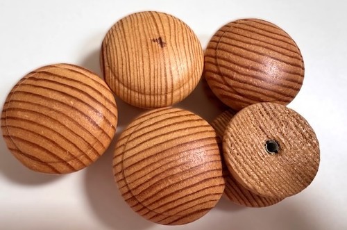 Set wooden pine knobs - wooden, handle