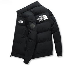 Men Jacket Warm Winter Coat Quilted Bomber Jacket Windproof Insulated Casual