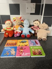 Rare Plush Bundle Pram Clip Iggle Piggle Upsy Daisy Makka Pakka & 2 Tombliboos