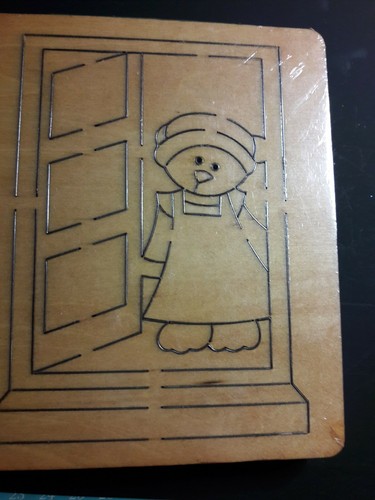 Wooden cutting die - die, (teddy