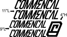 Commencal Frame Decals. Meta