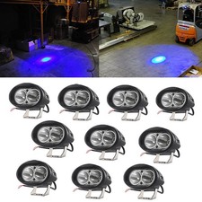 10x Blue LED Forklift Safety