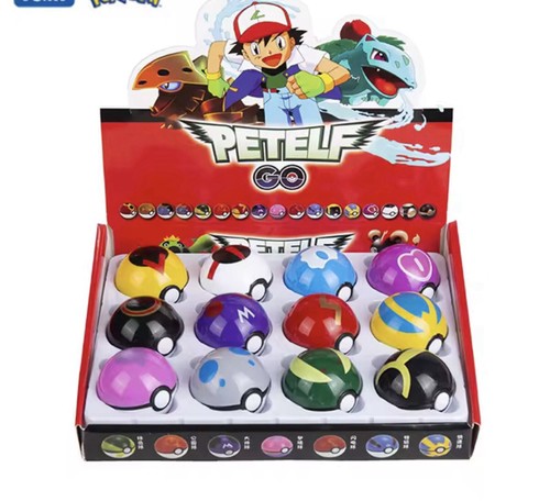 12pcs box with pokeball - 12pcs,