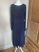 Pretty Navy Blue Boden Dress Size 14