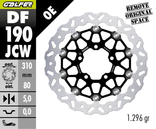 Galfer brake rotor floatech - galfer,